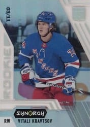 2020-21 Upper Deck Synergy Base Set Vitali Kravtsov #131 card