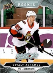 2019-20 Upper Deck MVP Base Set Vitaly Abramov #245 card