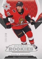 2019-20 Upper Deck Ultimate Collection Base Set Vitaly Abramov #102 card