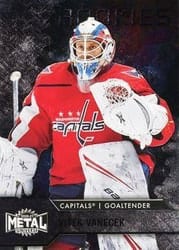 2020-21 SkyBox Metal Universe Base Set Vitek Vanecek #108 card