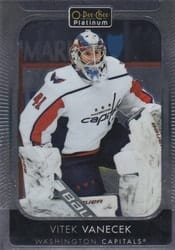 2021-22 O-Pee-Chee Platinum Base Set Vitek Vanecek #73 card