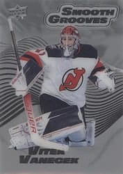 2022-23 Upper Deck Smooth Grooves Vitek Vanecek #SG24 card