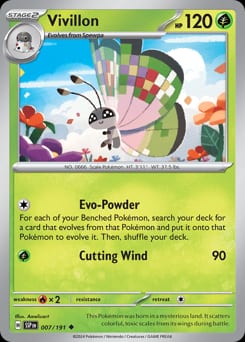 Surging Sparks Vivillon #7 card