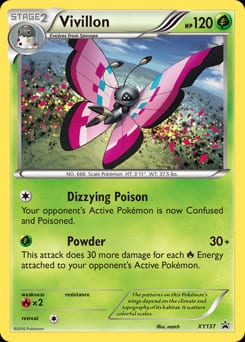 XY Black Star Promos Vivillon #XY137 card