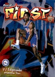 2025-26 Finest First VJ Edgecombe #F-3 card