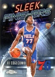 2025-26 Topps Chrome Sleek Finishers VJ Edgecombe #SF-23 card