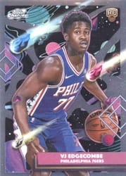 2025-26 Topps Cosmic Chrome Base Set VJ Edgecombe #35 card