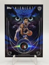 2025-26 Topps Midnight Night Owls VJ Edgecombe #NO-18 card