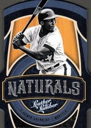 2019 Panini Leather & Lumber Naturals Vladimir Guerrero #N-12 card