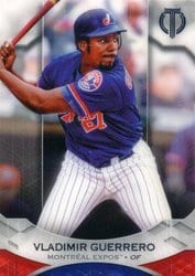 2019 Topps Tribute Base Set Vladimir Guerrero #15 card