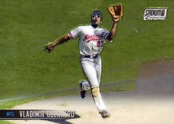 2021 Stadium Club Chrome Base Set Vladimir Guerrero #395 card