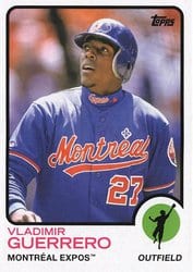 2021 Topps Archives Base Set Vladimir Guerrero #134 card