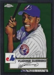 2021 Topps Chrome Platinum Anniversary Base Set Vladimir Guerrero #521 card