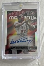 2023 Finest Moments Autographs Vladimir Guerrero #FMA-VG card