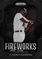 2023 Panini Prizm Fireworks Vladimir Guerrero #F19 card