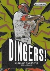2025 Panini Prizm Dingers! Vladimir Guerrero #18 card
