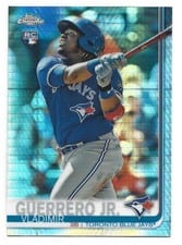 2019 Topps Chrome Vladimir Guerrero Jr. Prism Refractor #201 card