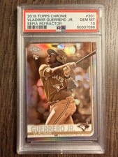 2019 Topps Chrome Vladimir Guerrero Jr. Sepia Refractor #201 card