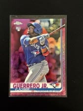 2019 Topps Chrome Vladimir Guerrero Jr. Pink Refractor #201 card