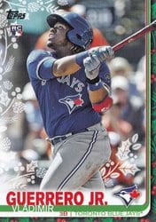 2019 Topps Holiday Base Set Vladimir Guerrero Jr. #HW167 card