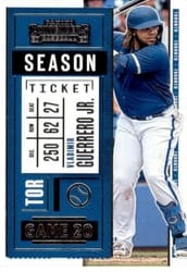 2020 Panini Contenders Base Set Vladimir Guerrero Jr. #73 card