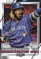 2020 Topps Fire Base Set Vladimir Guerrero Jr. #148 card