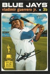 2020 Topps Heritage Base Set Vladimir Guerrero Jr. #414 card