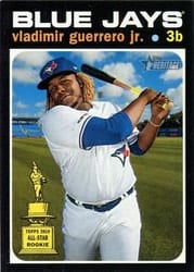 2020 Topps Heritage Base Set Vladimir Guerrero Jr. #414 card
