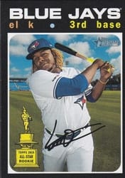 2020 Topps Heritage Base Set Vladimir Guerrero Jr. #414 card