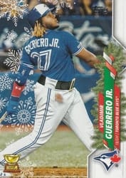 2020 Topps Holiday Base Set Vladimir Guerrero Jr. #HW49b card