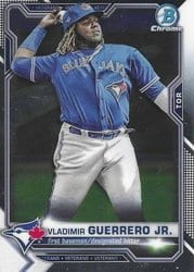 2021 Bowman Chrome Base Set Vladimir Guerrero Jr. #10 card