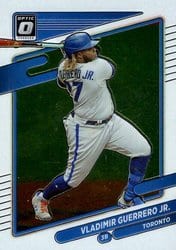2021 Donruss Optic Base Set Vladimir Guerrero Jr. #182 card