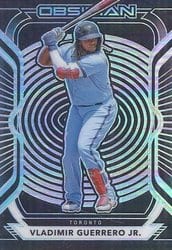 2021 Panini Chronicles Obsidian Vladimir Guerrero Jr. #9 card