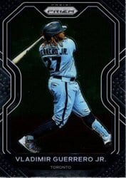 2021 Panini Prizm Base Set Vladimir Guerrero Jr. #186 card