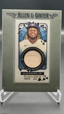 2021 Topps Allen & Ginter Mini Framed Relics Vladimir Guerrero Jr. #MFR-VGJ card