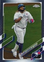 2021 Topps Chrome Base Set Vladimir Guerrero Jr. #167 card