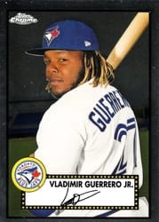 2021 Topps Chrome Platinum Anniversary Base Set Vladimir Guerrero Jr. #200 card
