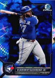 2022 Bowman Chrome Sapphire Edition Base Set Vladimir Guerrero Jr. #55 card