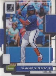 2022 Panini Chronicles Clearly Donruss Vladimir Guerrero Jr. #43 card