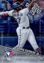 2022 Topps 2021 Greatest Hits Vladimir Guerrero Jr. #21GH-1 card
