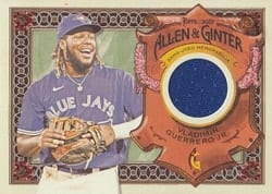 2022 Topps Allen & Ginter Relics (Pattern A) Vladimir Guerrero Jr. #AGRA-VGJ card