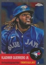 2022 Topps Chrome Platinum Anniversary Base Set Vladimir Guerrero Jr. #150b card