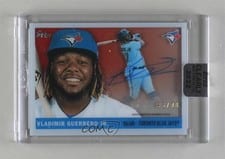 2022 Topps Clearly Authentic 1955 Reimagining Autographs Vladimir Guerrero Jr. #55RA-VGJ card