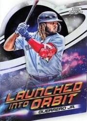 2022 Topps Cosmic Chrome Launched into Orbit Vladimir Guerrero Jr. #LIO-4 card