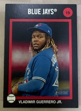 2022 Topps Heritage 1973 Topps Venezuela Stamps Vladimir Guerrero Jr. #19 card