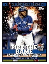 2022 Topps Home Run Challenge Code Cards (Series 2) Vladimir Guerrero Jr. #HRC-18 card