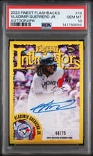 2023 Finest Flashbacks Autographs Vladimir Guerrero Jr. #18 card