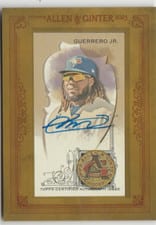 2023 Topps Allen & Ginter Framed Mini Autographs Vladimir Guerrero Jr. #MA-VGJ card
