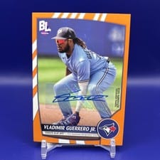 Vladimir Guerrero Jr. 2023 Topps Big League Electric Orange Autographs card
