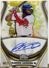 2023 Topps Chrome Black Ivory Autographs Vladimir Guerrero Jr. #WCA-VGJ card